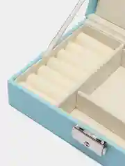 Голубой шкатулка для ювелирных украшений