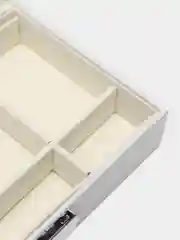Белый шкатулка для ювелирных украшений