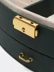 Зеленый шкатулка для ювелирных украшений