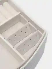 Белый шкатулка для ювелирных украшений