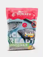 Зеленый прикормка зимняя Dunaev Ready, готовая, увлажненная, не нужно замачивать, 500 г, фидерная