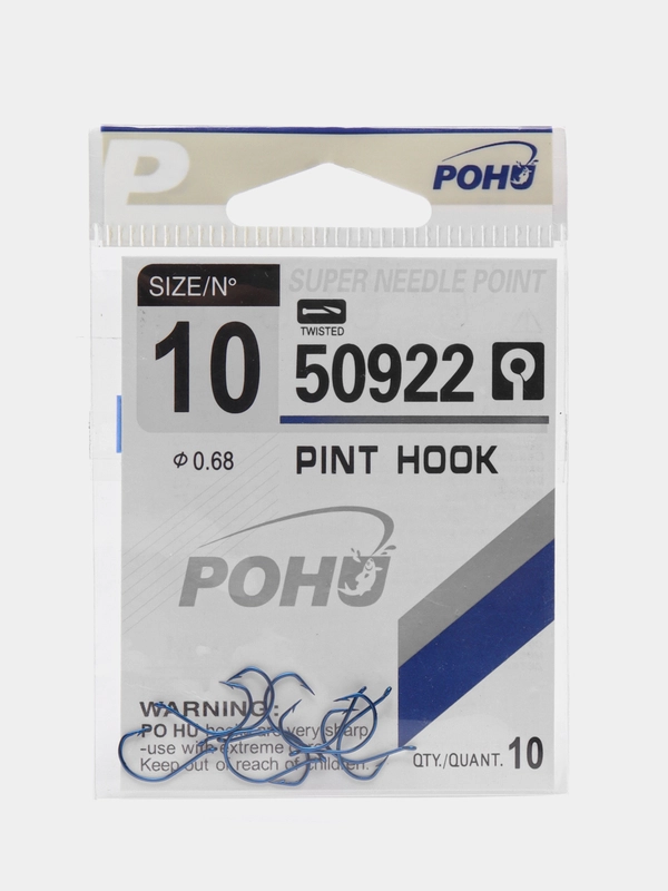 Рыболовные крючки на карпа, леща, фидерные, крючок Pohu Pint Hook, карповые