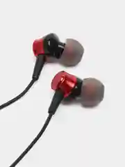 Красный наушники проводные вакуумные с микрофоном Borofone BM52