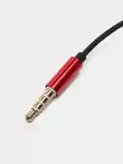 Красный наушники проводные вакуумные с микрофоном Borofone BM52