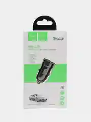 Черный автомобильное зарядное устройство HOCO Z32 3000mA QC 3.0 быстрая зарядка, 18W 3.0A