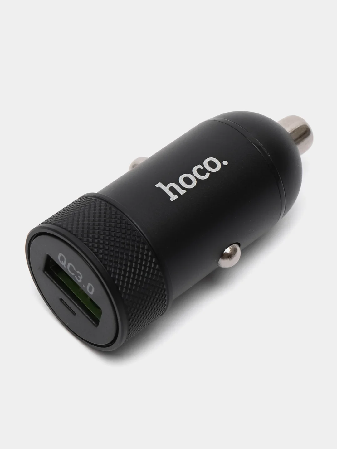 Черный автомобильное зарядное устройство HOCO Z32 3000mA QC 3.0 быстрая зарядка, 18W 3.0A
