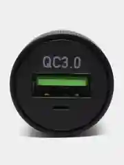 Черный автомобильное зарядное устройство HOCO Z32 3000mA QC 3.0 быстрая зарядка, 18W 3.0A