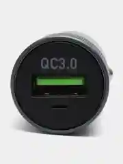Серый автомобильное зарядное устройство HOCO Z32 3000mA QC 3.0 быстрая зарядка, 18W 3.0A