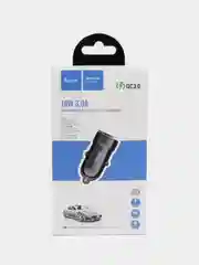 Серый автомобильное зарядное устройство HOCO Z32 3000mA QC 3.0 быстрая зарядка, 18W 3.0A