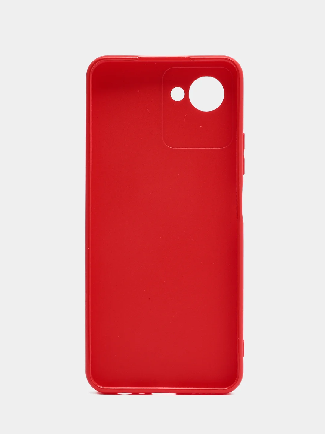 Красный чехол Realme  9i C21Y C25Y (Реалми ) силиконовый с защитой камеры