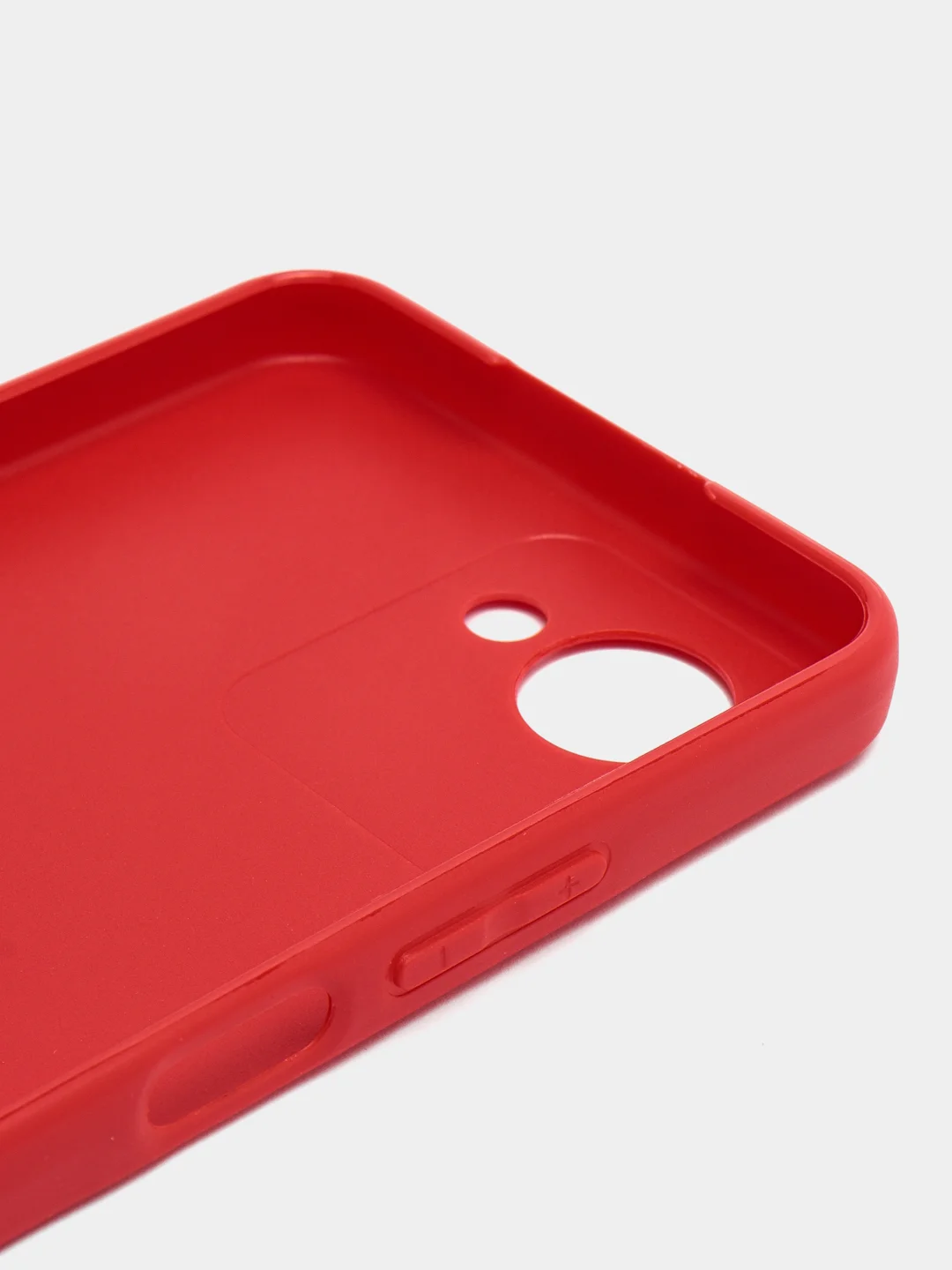 Красный чехол Realme  9i C21Y C25Y (Реалми ) силиконовый с защитой камеры