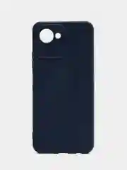 Темно-синий чехол Realme  9i C21Y C25Y (Реалми ) силиконовый с защитой камеры