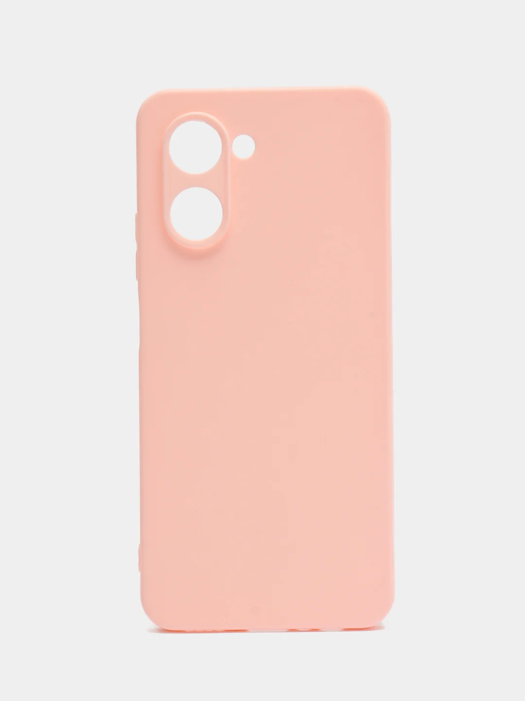 Розовый чехол Realme  9i C21Y C25Y (Реалми ) силиконовый с защитой камеры