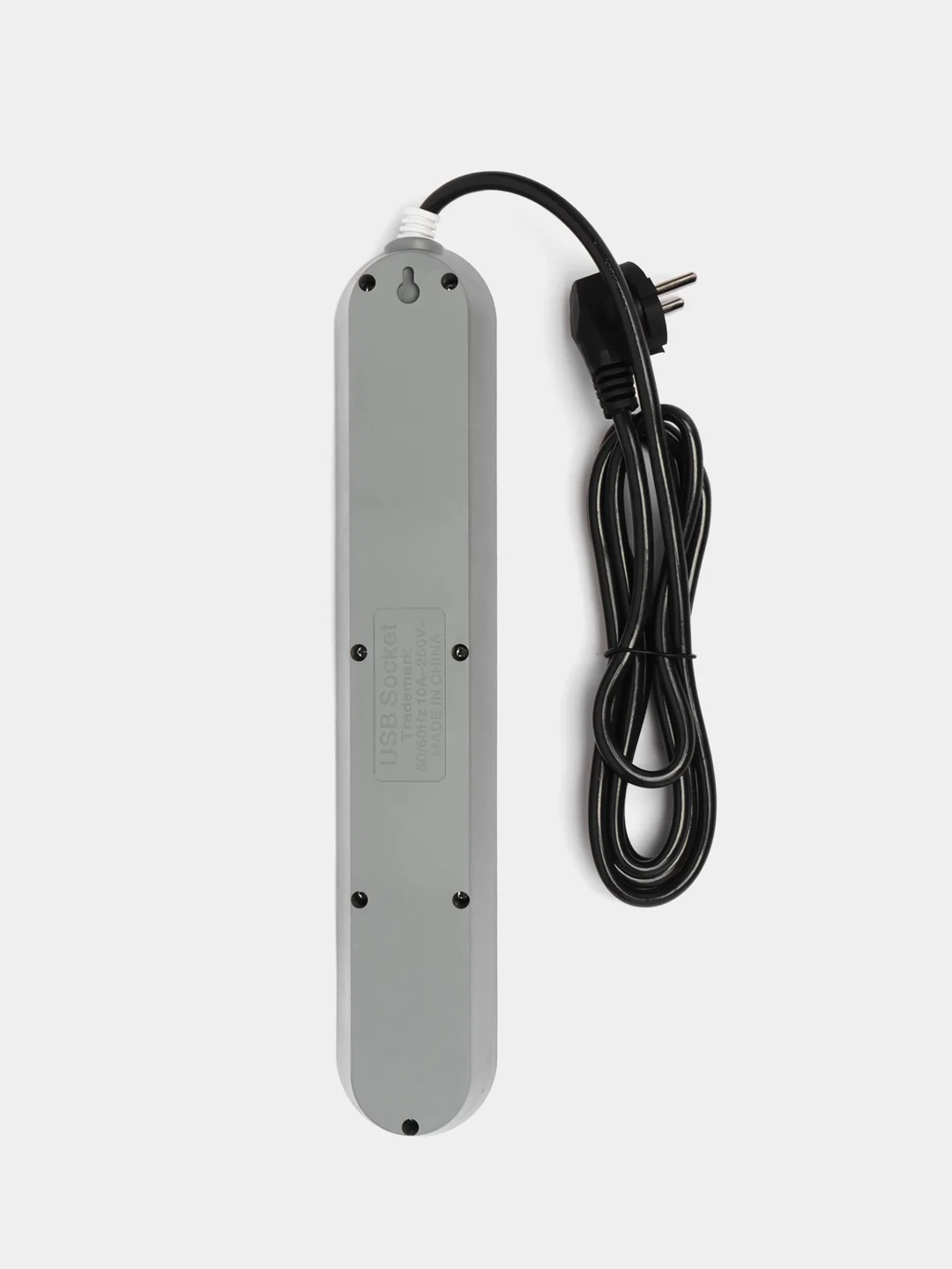 Черный сетевой фильтр с USB 4 розетки и 3 USB CX-E104 1.6 м, удлинитель электрический