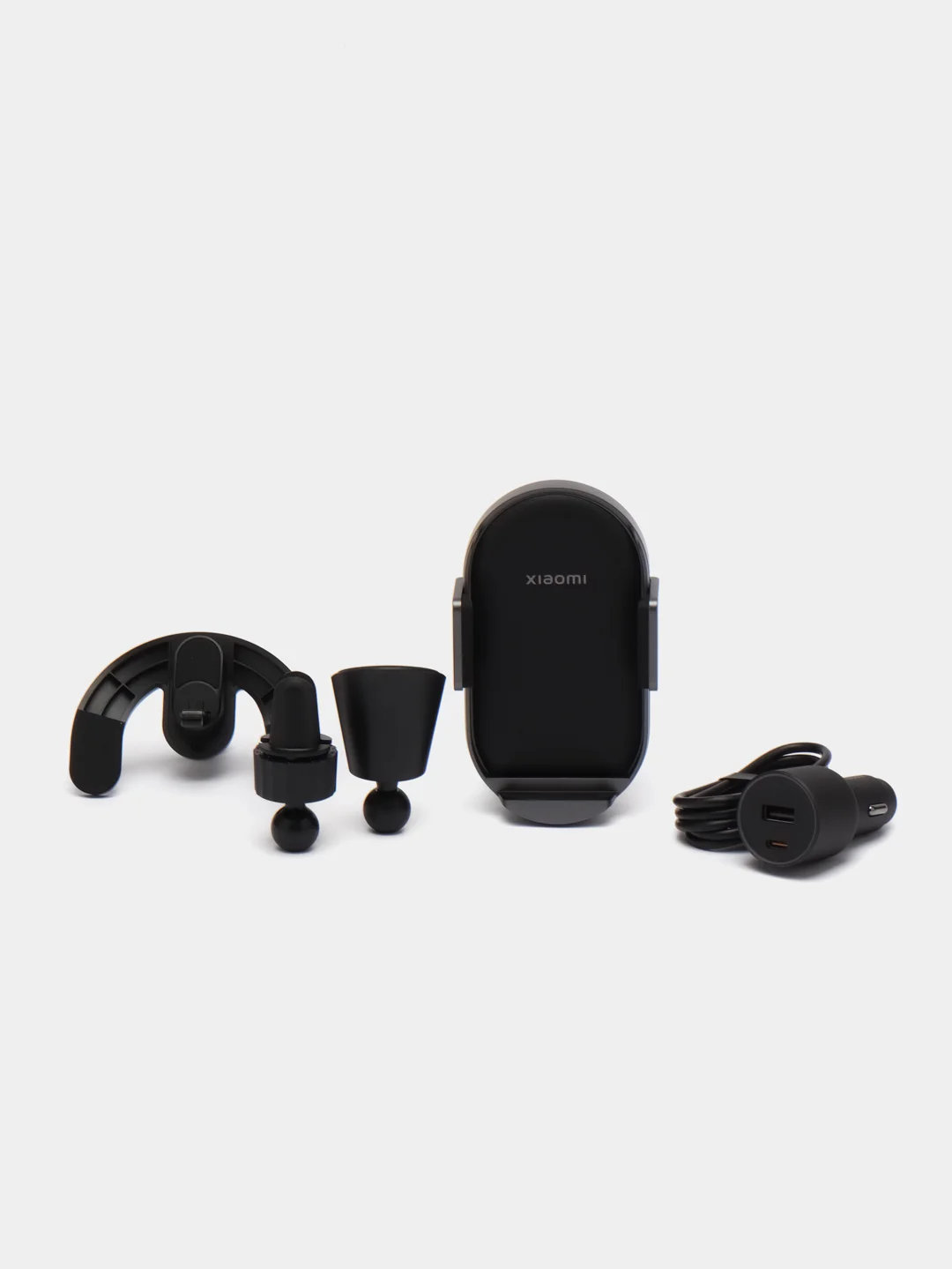Черный автомобильный держатель с беспроводной зарядкой Xiaomi Car Сharge Pro 50W Max, WCJ05ZM