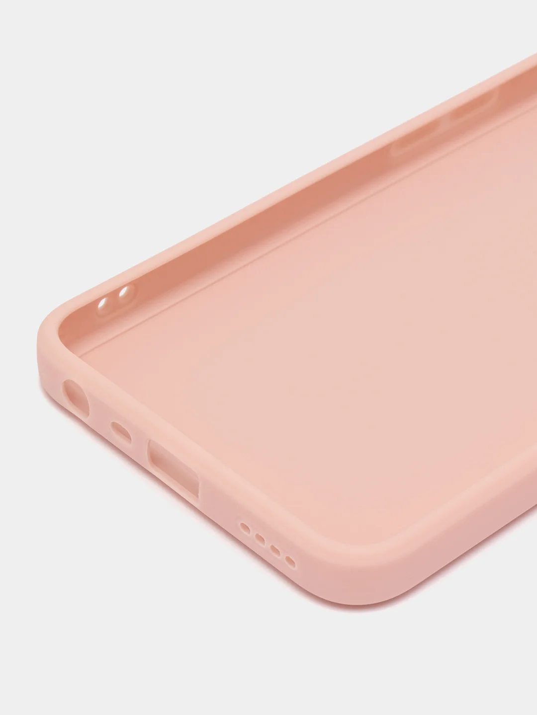 Пудровый чехол для Realme C30, C31, C33, C35  ( Реалми С30 С31 С33 С35 ) силиконовый, прозрачный