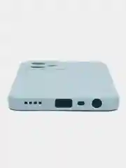 Светло-синий чехол для Realme C30, C31, C33, C35  ( Реалми С30 С31 С33 С35 ) силиконовый, прозрачный
