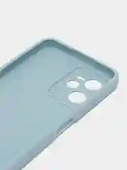 Светло-синий чехол для Realme C30, C31, C33, C35  ( Реалми С30 С31 С33 С35 ) силиконовый, прозрачный