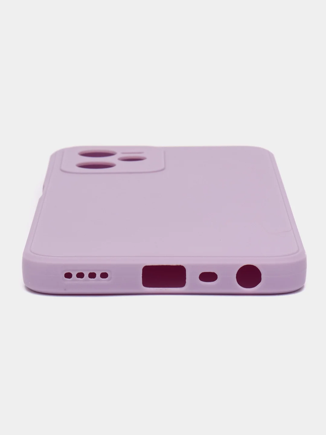 Лавандовый чехол для Realme C30, C31, C33, C35  ( Реалми С30 С31 С33 С35 ) силиконовый, прозрачный