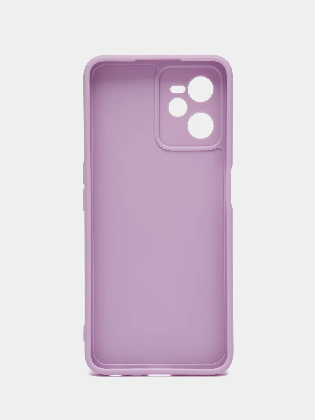 Лавандовый чехол для Realme C30, C31, C33, C35  ( Реалми С30 С31 С33 С35 ) силиконовый, прозрачный