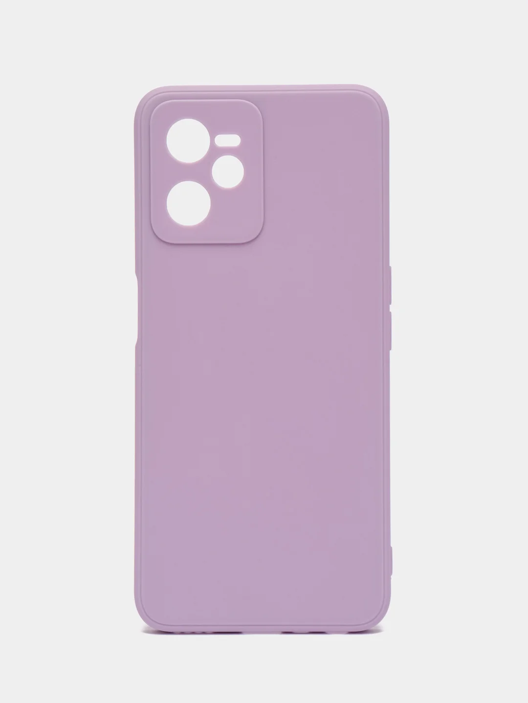 Лавандовый чехол для Realme C30, C31, C33, C35  ( Реалми С30 С31 С33 С35 ) силиконовый, прозрачный