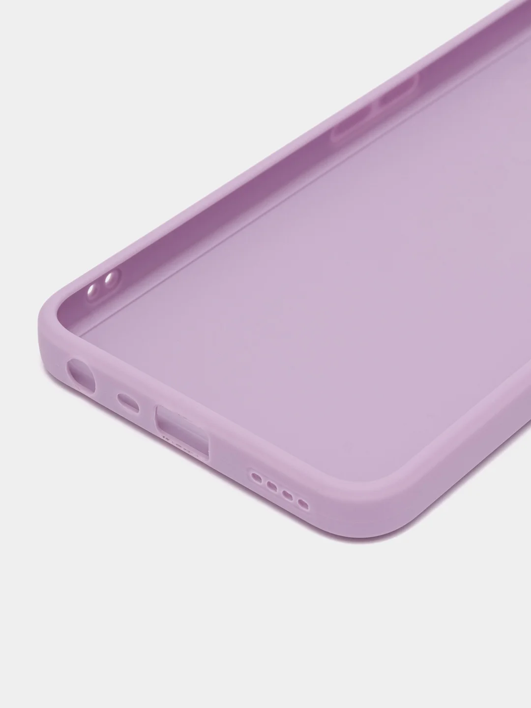 Лавандовый чехол для Realme C30, C31, C33, C35  ( Реалми С30 С31 С33 С35 ) силиконовый, прозрачный