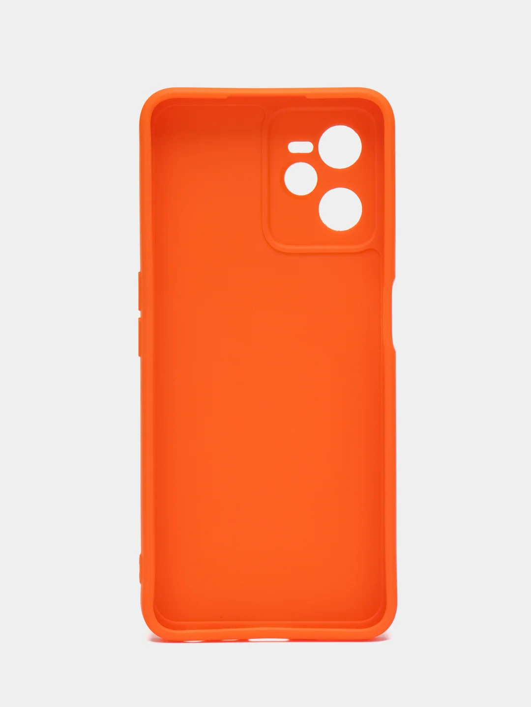 Оранжевый чехол для Realme C30, C31, C33, C35  ( Реалми С30 С31 С33 С35 ) силиконовый, прозрачный