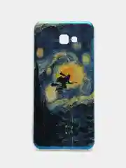 Бирюзовый чехол Samsung Galaxy J4+ / J4 Plus, Галакси Джи4+ / Джи4 Плюс, силиконовый с рисунком