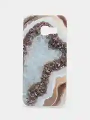 Чехол Samsung Galaxy A3 2017 / SM-A320, Галакси А3 2017, силиконовый с мраморным рисунком