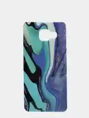 Хаки чехол Samsung Galaxy A3 2016 SM-A310 (Галакси А3 СМ-А310, силиконовый с мраморным рисунком