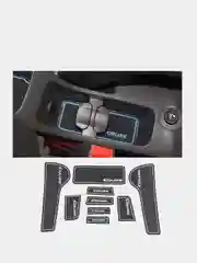 Силиконовые Противоскользящие коврики Chevrolet Cruze для дверей и салона Шевроле Круз