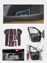 Силиконовые Противоскользящие коврики Chevrolet Cruze для дверей и салона Шевроле Круз