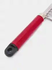 Бордовый нож рифленый, для нарезки овощей