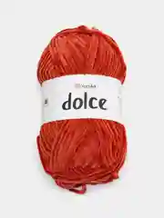 Коралловый пряжа плюшевая YarnArt Dolce (ЯрнАрт Дольче)