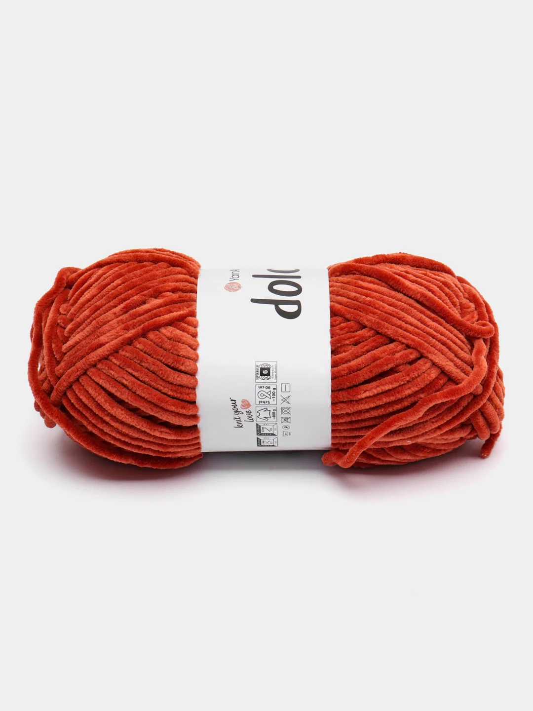 Коралловый пряжа плюшевая YarnArt Dolce (ЯрнАрт Дольче)