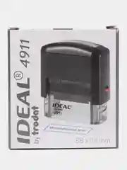 Готовый автоматический штамп "ВХОД.№" IDEAL 4911, 38 х 14 мм