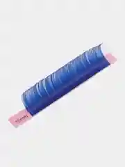РЕСНИЦЫ ДЛЯ НАРАЩИВАНИЯ ЦВЕТНЫЕ, СИНИЕ, MIX- 7-15mm. Изгиб D 0,10 mm