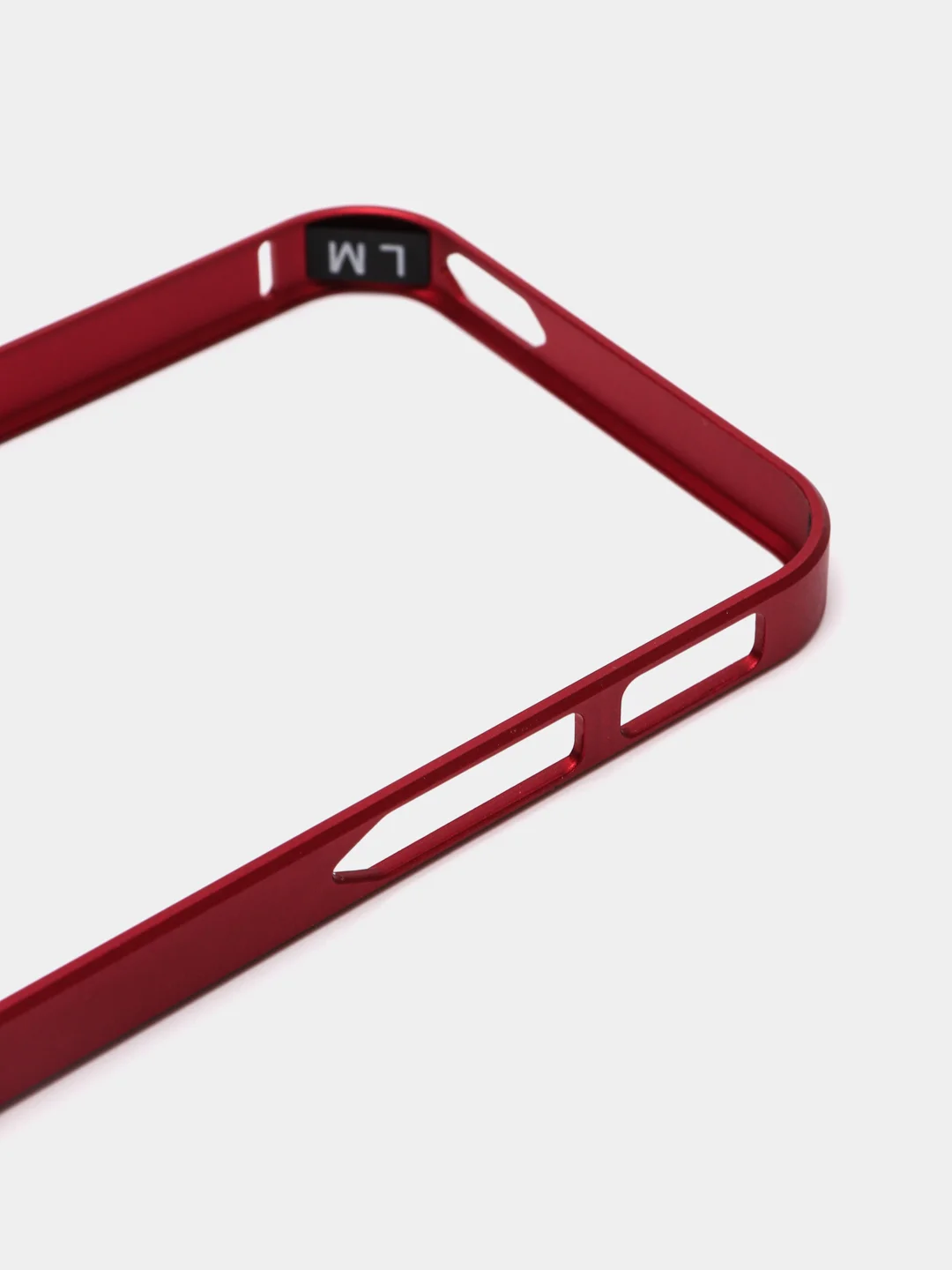 Тёмно-бордовый бампер алюминиевый для iPhone 5 / 5S / SE