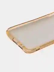 Золотой силиконовый чехол с блестками на Samsung Galaxy J6