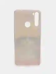 Желтый силиконовый чехол на Xiaomi Redmi Note 8T / Сяоми Редми Нот 8T прозрачный, с рисунком