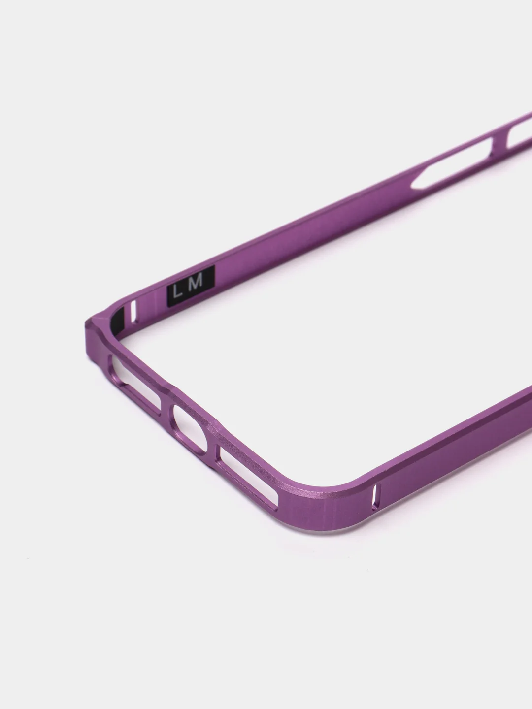Фиолетовый бампер алюминиевый для iPhone 5 / 5S / SE