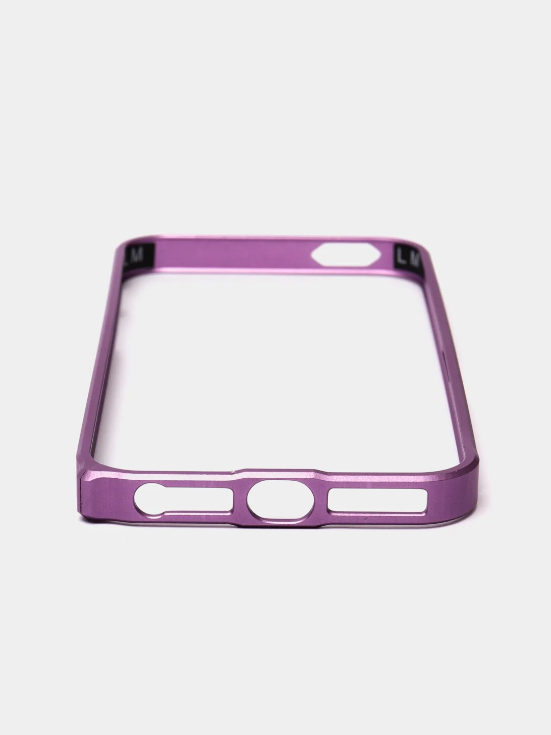 Фиолетовый бампер алюминиевый для iPhone 5 / 5S / SE