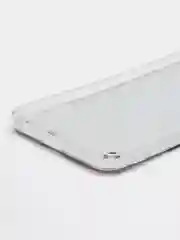 Серебряный силиконовый чехол на Samsung Galaxy A10 / Самсунг А10 прозрачный с рисунком, защита камеры