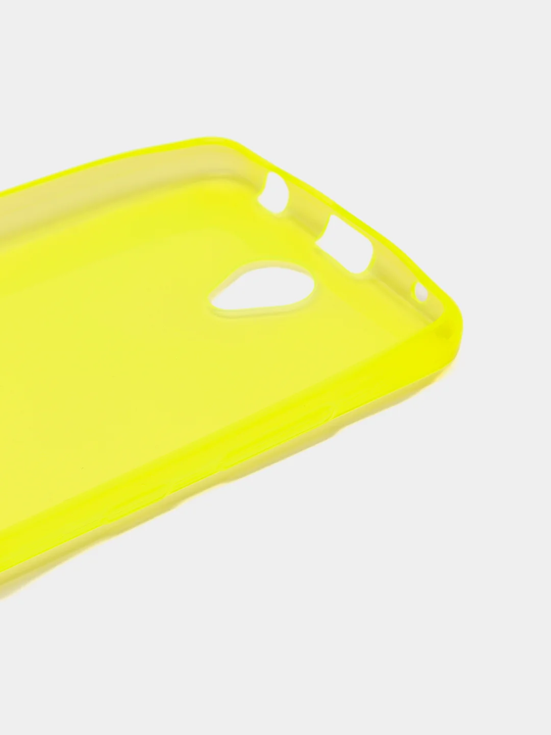 Лимонный силиконовый чехол на Lenovo A5000