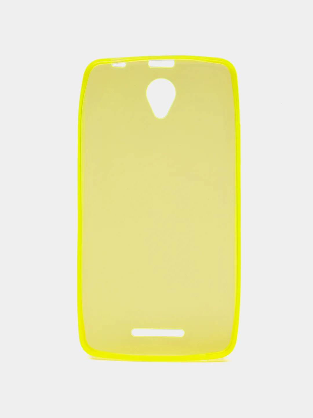Лимонный силиконовый чехол на Lenovo A5000