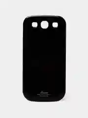 Черный пластиковый чехол налкадка-бампер для Samsung S3 / i9300