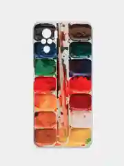 Бордовый чехол на Xiaomi Redmi Note 10/Note 10S/Poco M5s / Сяоми Редми Нот 10/10С с рисунком