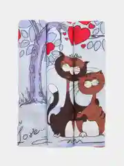 Индиго полотенце кухонное вафельное, Набор 3 шт. кухня, ванна, сауна, для лица и рук, детям