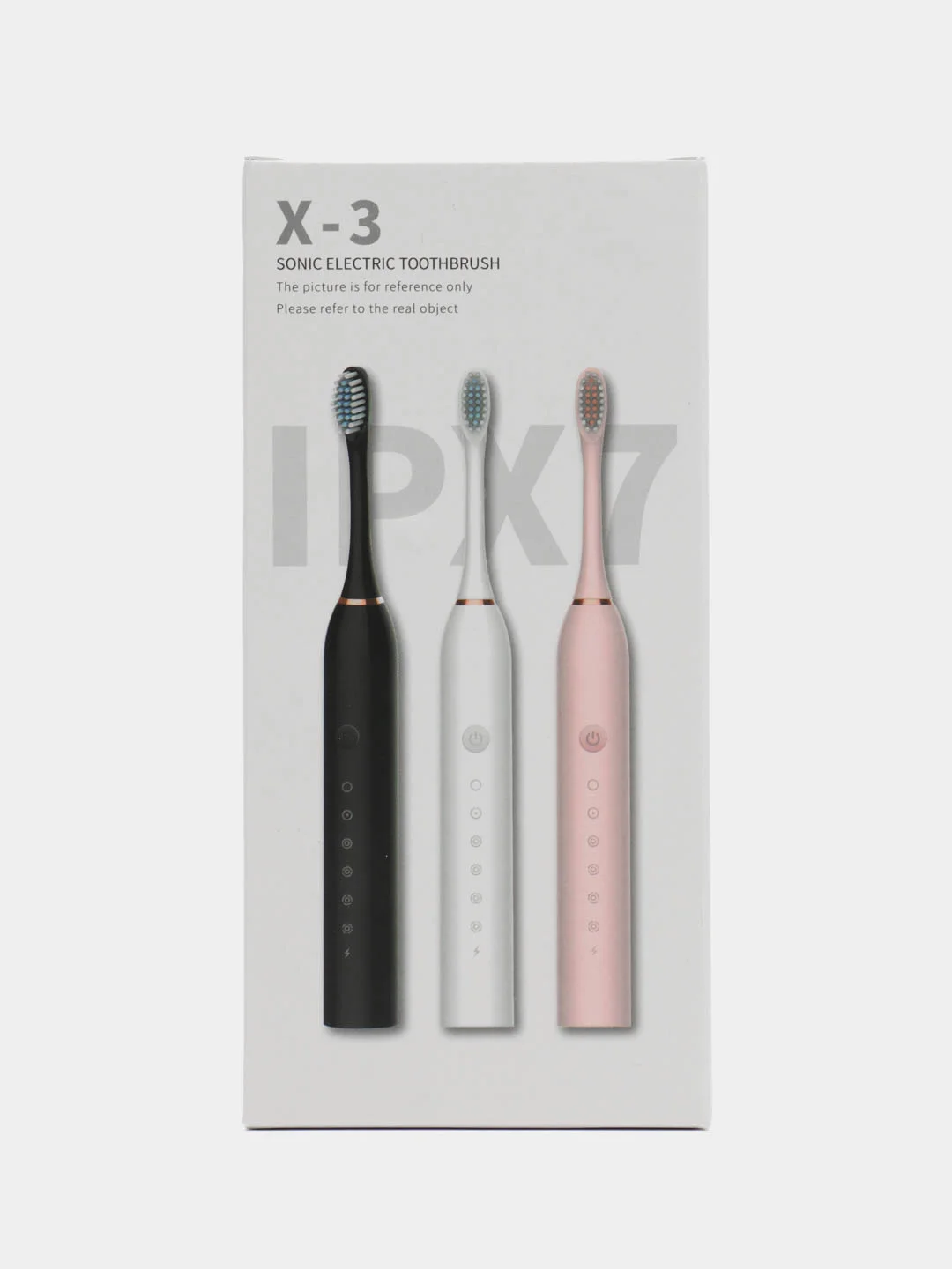 Белый электрическая зубная щетка SONIC TOOTHBRUSH X-3, звуковая, 6 режимов