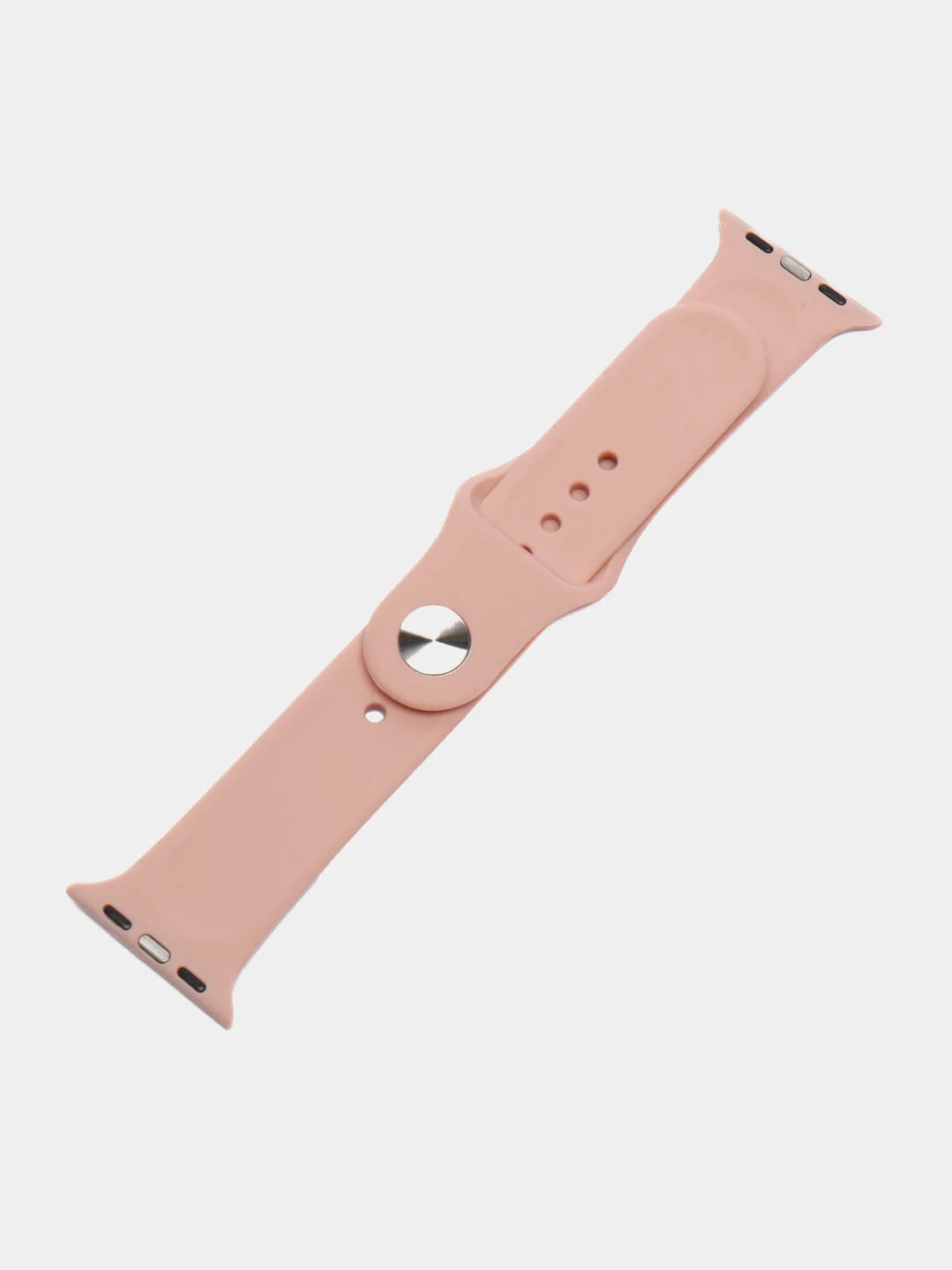 Кремовый силиконовый ремешок для Apple Watch 3, 4, 5, 6, 7, SE на 38/42